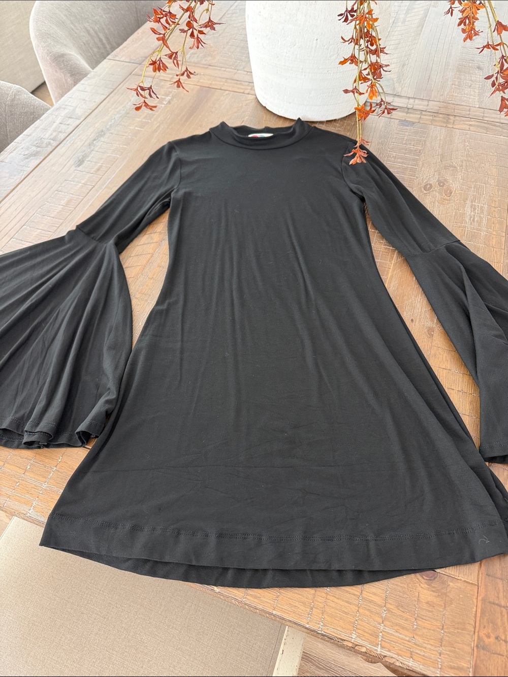 FP  Beach Black Mini Dress